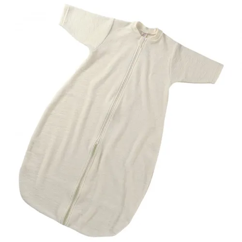 Engel Natur Frottee Schlafsack mit Reißverschluss, 100% Wolle (kbT) - Baby Schlafsäcke, weicher und warmer Schlafsack mit Armen, elastisch durch Wolle, ideal für einen gemütlichen Schlaf.