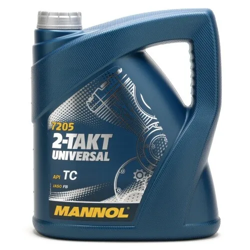 Mannol 2-Takt Universal 4 Liter - Hochwertiges Motoröl für 2-Takt-Motoren. Optimale Schmierung, saubere Verbrennung und verlängerte Lebensdauer für Motorräder, Mopeds und Roller.