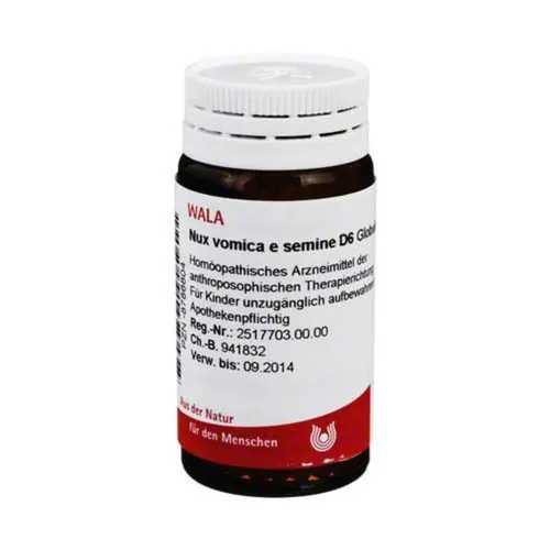 Nux vomica e semine D 6 Globuli Inhalt: 20 g