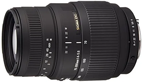 Sigma 70-300 mm F4,0-5,6 DG Makro-Objektiv (58 mm Filtergewinde) für Pentax Objektivbajonett