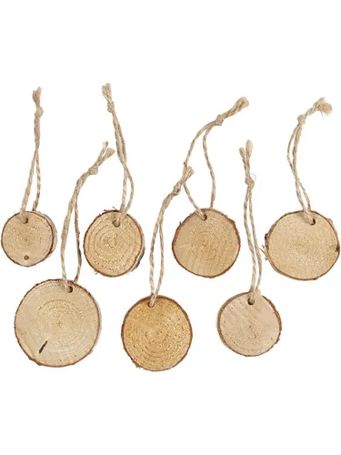 Creativ Company Wooden Disc with Hanging Eye