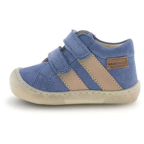 Naturino Kid's Barefoot Sabby VL Barfußschuhe 25 blau - Leder-Barfußschuhe mit seitlichen Streifen in Blau, Größe 25; ideal für den Alltag, bequem und flexibel für kleine Entdecker. Entdecken Sie weitere Angebote von Naturino!