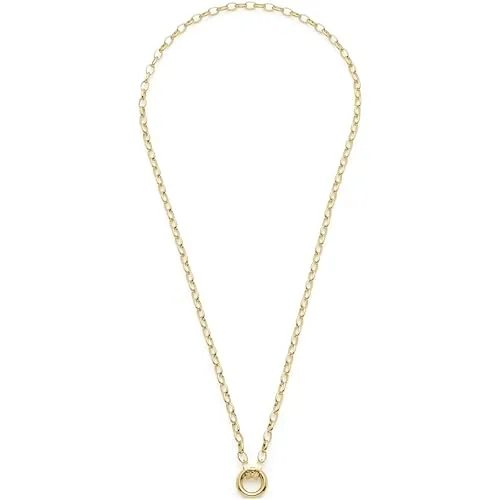 JEWELS BY LEONARDO Halskette Clip & Mix Tomke - Ketten für Damen – Edle Weitanker-Kette aus goldfarbenem Edelstahl mit Clip & Mix-System für individuelle Anpassungen; ideal für persönliche Schmuckgestaltung und maximalen Tragekomfort.