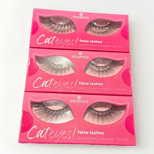 essence Cateyes! False Lashes 01 Catwalk Künstliche Wimpern 3 Paar 3er Set