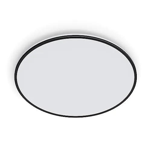 Philips LED Ozziet Deckenleuchte, SceneSwitch, Schwarz - Moderne Deckenleuchte mit SceneSwitch-Technologie für drei Lichtstimmungen auf Knopfdruck. Ideal für jeden Raum, vereint sie elegantes Design mit praktischer Speicherfunktion.