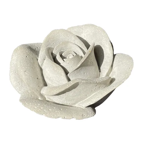 ZGM Gartenfigur Betonfigur Rose ROSA - Dekorative handgefertigte Betonfigur für Garten und Terrasse, frost- und witterungsbeständig, ideal für eine stilvolle Gartengestaltung.
