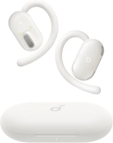 soundcore V20i von Anker Open-Ear Kopfhörer, verstellbare Ohrhaken, rauschfreie Telefonate, IP55, LED, 36h Spielzeit,Bluetooth 5.4 Earbuds,Multipoint Connection(Generalüberholt)