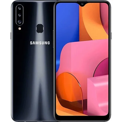 Samsung Galaxy A20s 4G Schwarz 32 GB - DualSIM Smartphone mit Infinity Display - Simlockfreies Handy mit 6,5" Display, bietet schnelle Datenübertragung und reduziert den Energieverbrauch für reibungsloses Arbeiten.