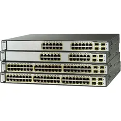 Cisco - WS-C3750V2-48PS-E - Catalyst 3750V2 48 10/100 PoE + 4 SFP Enhanced Image