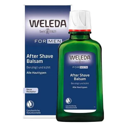 Weleda For Men After Shave Balsam - Rasur- & Bartpflege, beruhigt und pflegt die Haut nach der Rasur mit Aloe Vera und Jojobaöl für optimale Feuchtigkeit und einen erfrischenden Duft.