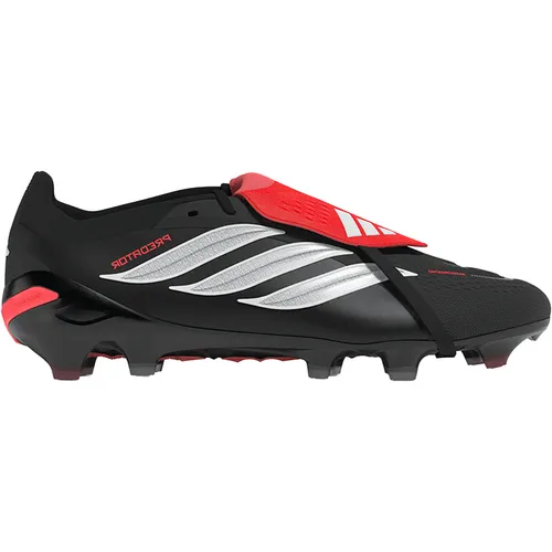Adidas PREDATOR PRO FT FG - Fußballschuh für feste Böden - Der Adidas Predator Pro Fußballschuh bietet mit der umschlagbaren Zunge und innovativen Technologien optimalen Grip und Kontrolle für präzise Schüsse. Ideal für Spieler, die auf dem Platz dominieren möchten.