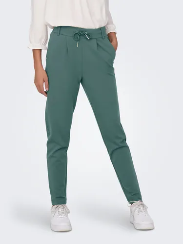 ONLY Damen Onlpoptrash Life Easy Col Pant - Damen-Hosen, bequeme Chino Hose im Slim Fit aus weichem Baumwollstretch mit Kordelzugverschluss, ideal für Lounge und Freizeit.