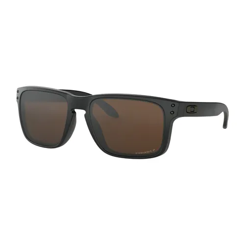 Oakley Holbrook Matte Black mit Prizm Tungsten Polarized - Lifestylebrille mit leichtem O MATTER Rahmen für ganztägigen Komfort und UV-Schutz durch PLUTONITE-Glas, ideal für aktive Lebensstile.