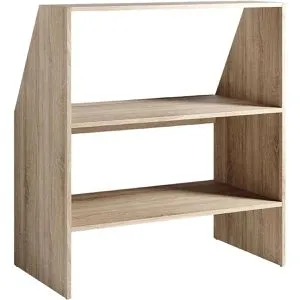 Vicco Regal Sonoma 90 x 100 cm - Regal aus kratzfester Spanplatte, mit 3 Ablageflächen und modernem Sonoma-Design – ideal für jedes Wohnambiente.