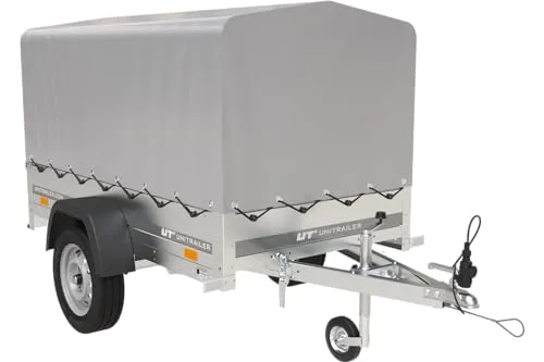 Klasse B Anhänger 201 KIPP 200x125 mit Stützrad - Sonstige Kategorie, ideal für Transport mit Hochplane und Hochspriegel für zusätzlichen Schutz.