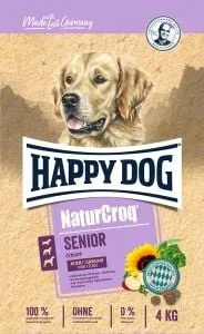 Happy Dog NaturCroq Premium Hundetrockenfutter Senior 4 kg Geflügel
