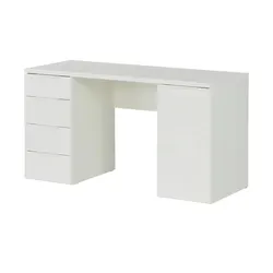 Composad Schreibtisch ESPRESSO weiß - Computermöbel mit modernem Design, ideal für Home Office, stabil und funktional mit einem Gewicht von 45 kg.