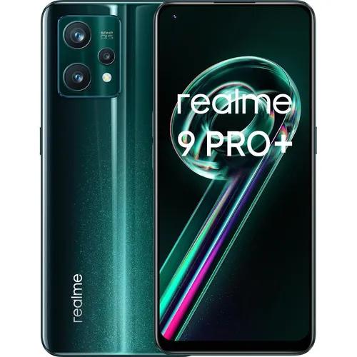 realme 9 Pro+ 256 GB - Aurora Green, Dual SIM, 5G - Erleben Sie das leistungsstarke realme 9 Pro+ mit 256 GB Speicher und Dual SIM. Das elegante Design in Aurora Green und die 5G-Konnektivität bieten Ihnen modernes mobiles Entertainment.
