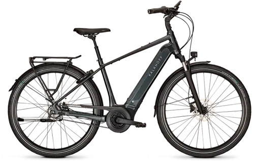 Kalkhoff Image 3.B Excite 625 Wh E-Bike - E-Bike mit hochwertigem 625 Wh Akku für lange Fahrten, stylisches Design in diamondblack glossy, ideal für Stadtfahrten und Ausflüge.