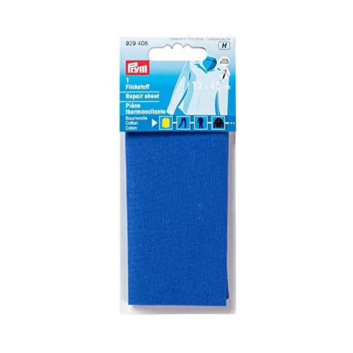Prym Flicken, Baumwolle, Blau, 11.81"x3.94" - Medium Blue - 1 Piece