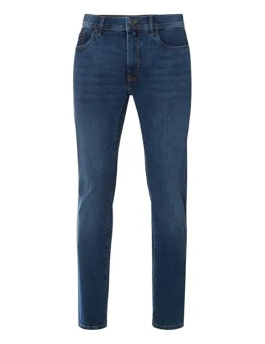 Pierre Cardin Herren Denim PC-Laval | Moderne Passform | Ocean Blue - Stilvolle 5-Pocket Hose mit modernem Fit und geradem Beinverlauf für einen lässigen Look. Ideal für jede Gelegenheit.