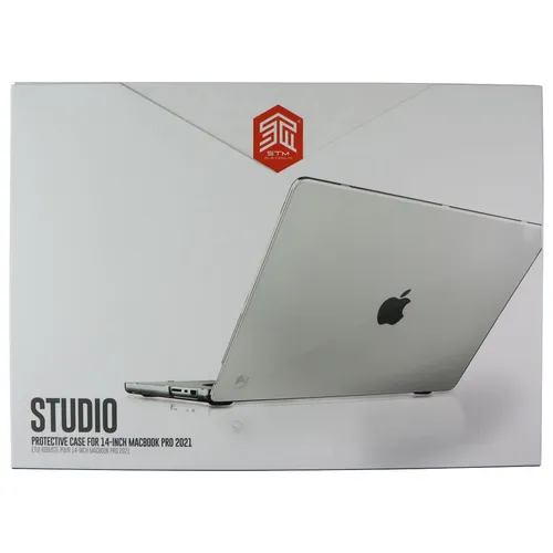 STM Studio Hülle Für Macbook Pro 2021 14-Zoll - Klar