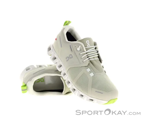 ON Damen Freizeitschuhe Cloud 5 Waterproof - Laufschuhe, vollkommen wasserdicht und atmungsaktiv, ideal für jedes Wetter und umweltfreundlich durch hohen Recycling-Anteil.