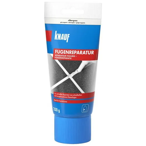 Knauf Fugenmasse Spachtelmasse silbergrau 250 g - Vielseitige Universalspachtelmasse für Fugenreparaturen, ideal für verschiedene Untergründe. Einfach anzuwenden und sorgt für eine glatte Oberfläche.