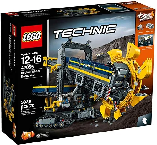 LEGO Technic 42055 Schaufelradbagger - Bucket Wheel Excavator, mit Power Function Technik für spannende Spielwelten