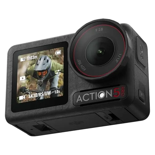 DJI Osmo Action 5 Pro Standard Combo, wasserdichte Kamera mit 1/1,3“ Sensor, 4K/120fps Video, Motivverfolgung, Stabilisierung, Dual OLED Touchscreens, Action Kamera 4K Ideal für Sport, Vlog