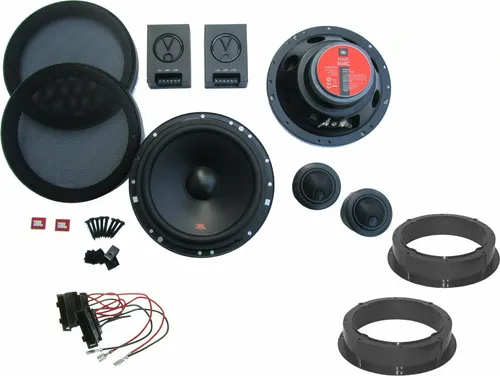 JBL Stage2 Komponenten System für Skoda Roomster (06-15) - KFZ-Lautsprecherboxen mit 270 W max. Leistung, bieten unvergleichliche Klangleistung und starken Bass für Ihr Fahrzeug.