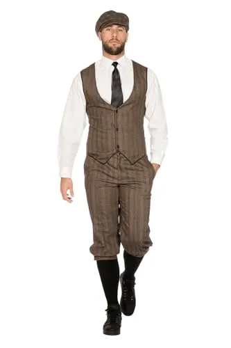 20er Jahre Herrenkostüm Edward - 60 - Kostüme für unvergessliche Mottopartys, ideal für Karneval und Halloween mit stilvollem 20er-Jahre-Design.