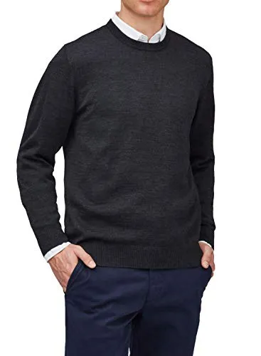 Maerz Herren Pullover 490500, Größe 58, Grau (591) - Stylischer Pullover für Herren in Größe 58, aus hochwertiger Wolle für optimalen Tragekomfort und Wärme, ideal für jede Gelegenheit.