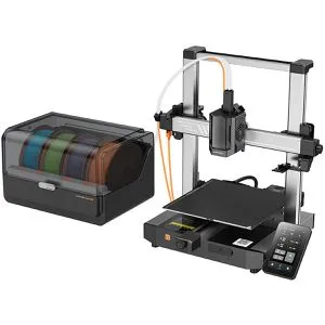 Anycubic Kobra 3 Combo 3D-Drucker - 3D-Drucker mit intelligentem Mehrfarbdruck in 4 bis 8 Farben, maximale Druckgeschwindigkeit von 600 mm/s und großformatigem Druck (250x250x260mm) für kreative Projekte.