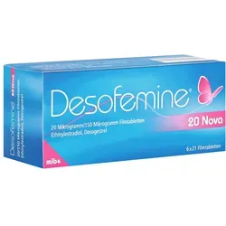 DESOFEMINE 20 Nova 20 μg/150 μg Filmtabletten 6X21 St