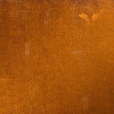 LogistSystem Stahl-Blech | Cortenstahl Corten-Stahl | Stahlplatte quadratisch im Zuschnitt Größe 30 x 30 cm (300 x 300 mm) | Stahlblech, Feinblech, Rostoptik, Stärke: 4mm | Qualität: S355J0WP