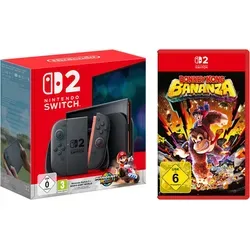 Nintendo Switch 2 Switch 2 + Mario Kart World + Donkey Kong Bananza schwarz