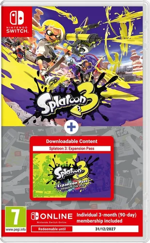 Splatoon 3 + Expand Pass + 3 Months NSO - Special Edition - Nintendo Switch -