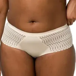 Triumph Damen Aura Spotlight Maxi Underwear - Creamy Dream, Größe 40 EU - Bikinis & Taillenslips für Damen, raffinierter Maxi Slip mit stilvollen Spitzendetails und weicher Mikrofaser für optimalen Tragekomfort und modernen Look.