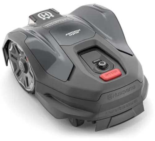 Husqvarna Automower AM410XE NERA - Intelligenter Mähroboter - Rasenmäher für Flächen bis 1000 qm mit EdgeCut-Funktion und kabelloser Installation über Husqvarna EPOS® für maximale Flexibilität und präzise Zonensteuerung.
