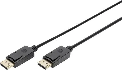 Digitus DisplayPort Anschlusskabel DisplayPort Stecker, DisplayPort Stecker 2.00 m Schwarz AK-340103-020-S DisplayPort-Kabel
