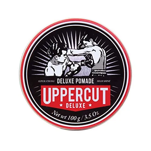 Uppercut Deluxe Waterbase Pomade 100 g - Haarstyling-Produkte für den stilbewussten Mann, ideal für klassische Looks wie Pompadours und Seitenscheitel. Perfekt für alle Haarlängen und -typen, bändigt widerspenstiges Haar.