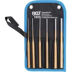BGS-technic Splinttreiber-Satz 1655, 6-teilig, Ø 3 - 10mm - Sonstige Handwerkzeuge: Hochwertiger Splinttreiber-Satz mit 6 verschiedenen Durchmessern und extra langem, gehärtetem Sechskant-Schaft für präzise Anwendungen.