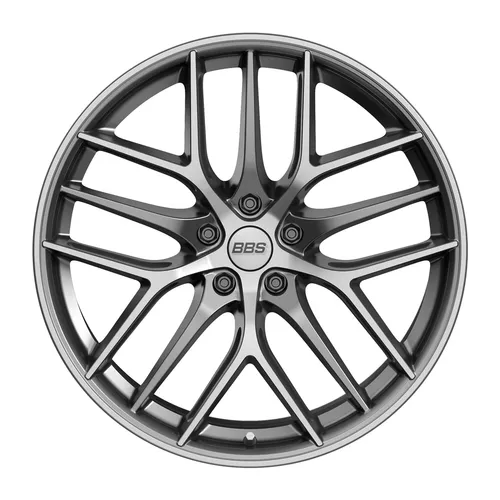 BBS Felge Alufelge CC-R graphit diamantgedreht matt 9x19 5x112 ET42 - Alufelge CC-R, 9x19 Zoll, mit Flow Forming Technology für erhöhte Materialfestigkeit und geringeres Gewicht. Ideal für sportliche Fahrzeuge.