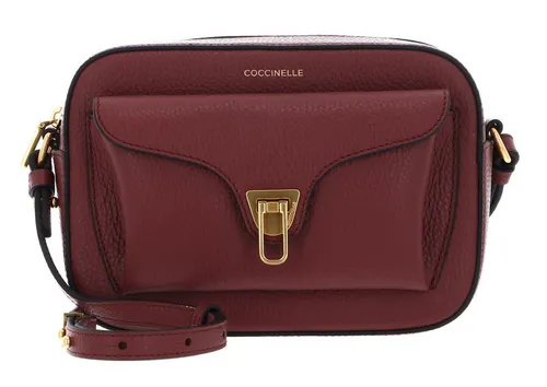 COCCINELLE Umhängetasche Camera Bag aus echtem Rindsleder - Elegante Umhängetasche aus hochwertigem Rindsleder mit verstellbarem Schulterriemen, ideal für stilbewusste Frauen, die Wert auf Qualität und Funktionalität legen.