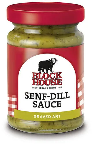 Block House Senf - Dill Sauce 80ml