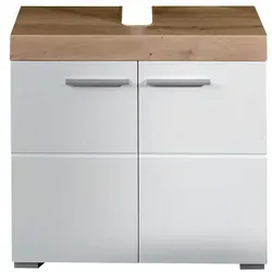 INOSIGN Waschbeckenunterschrank Avena Waschtisch 2türig- Aussparung 26/8 cm - (B/T/H) 60/34/56 cm beige