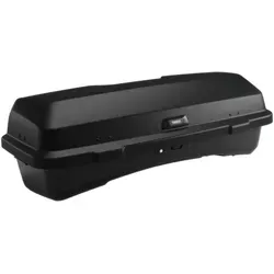 THULE Santu Heckbox 260 Liter für Epos und EasyFold - Fahrradträger mit 260 Litern Stauraum, ideal für Heckmontage. Ergonomisches Design erleichtert das Be- und Entladen, perfekt für längere Reisen!