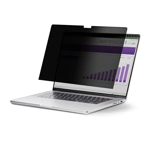 StarTech.com 13.3in MacBook Pro M1 M2 Laptop Privacy Screen - 2-Wege-Datenschutz, schützt Ihre Daten in öffentlichen Bereichen und reduziert blaues Licht für besseren Sehkomfort
