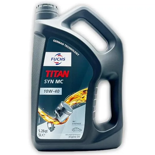 Fuchs Titan Syn MC 10W-40 - Ultra High Performance Motoröl für Benzin- und Dieselmotoren, kraftstoffsparend mit niedrigem Ölverbrauch – ideal für hohe Ansprüche und verschiedene Fahrzeugfreigaben.